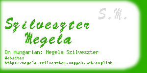 szilveszter megela business card